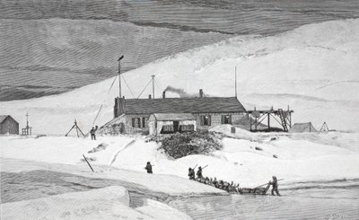 Fort Conger, Frinnell Land, May 20, 1883 (Published London 1886) by J. Steeple Davis